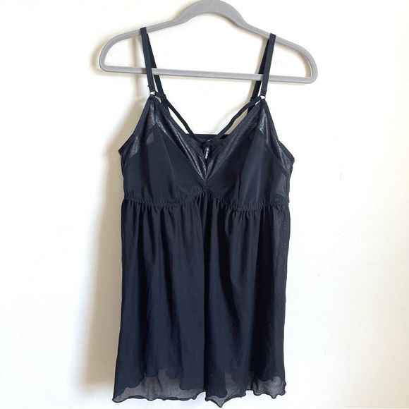 torrid Other - Torrid Curve Shimmer Black Mesh Babydoll 1X